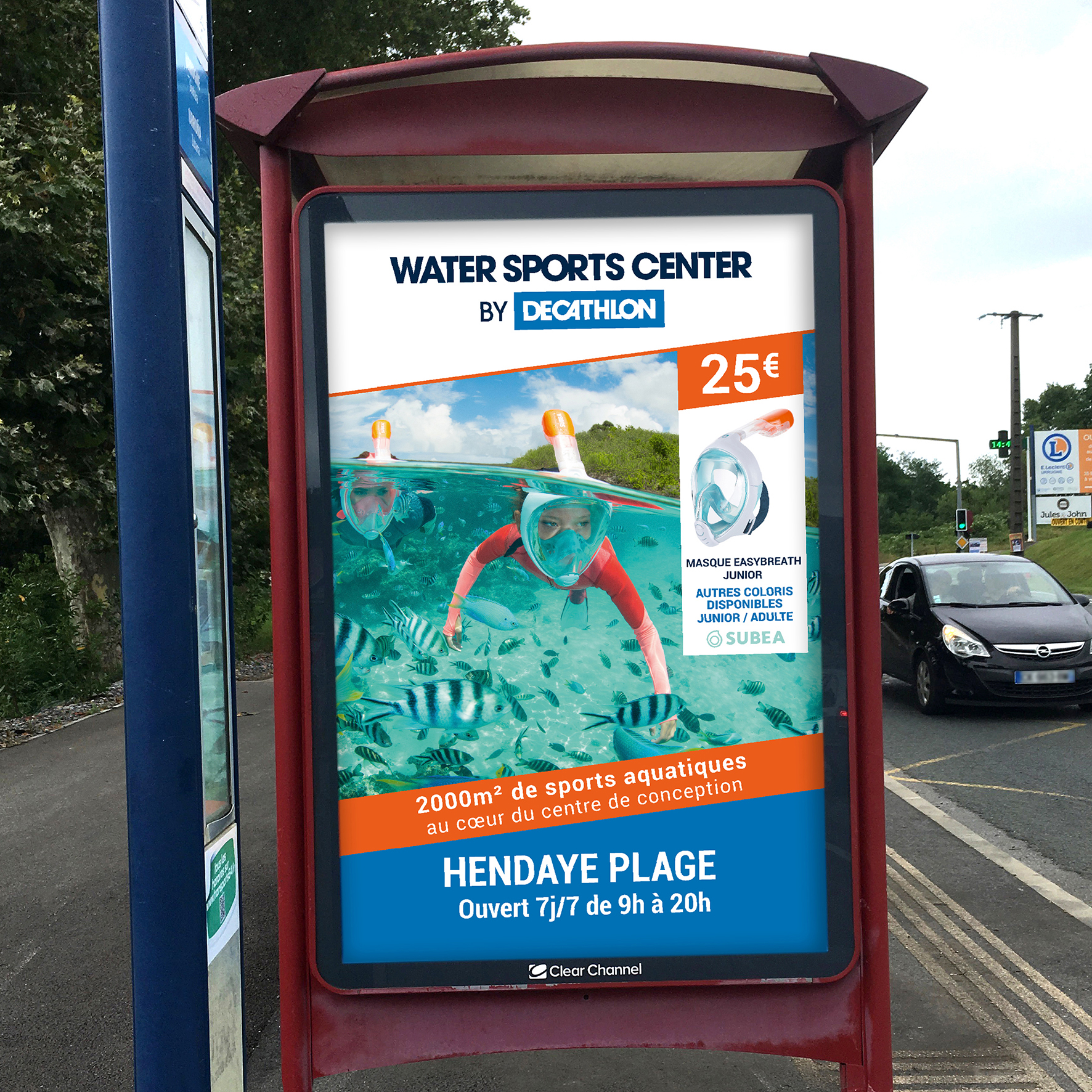 Affichage Water Sports Center by Decathlon